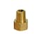 Homeplus+ ATC 3/8 in. Flare X 1/4 in. D Male Brass Inverted Flare Adapter 6JC050810721031 - alternate 2